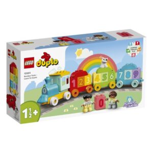 Zestaw edukacyjny LEGO Duplo Pociąg z cyferkami - klocki do nauki liczenia dla malucha