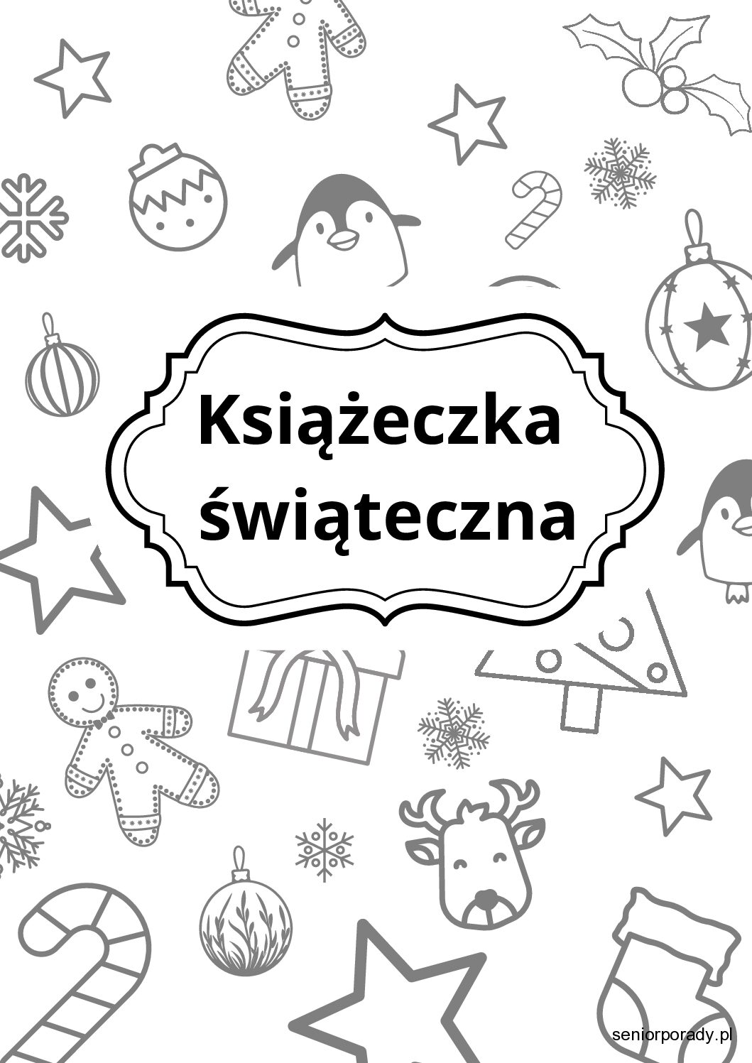 Książeczka świąteczna – 20 stron łamigłówek
