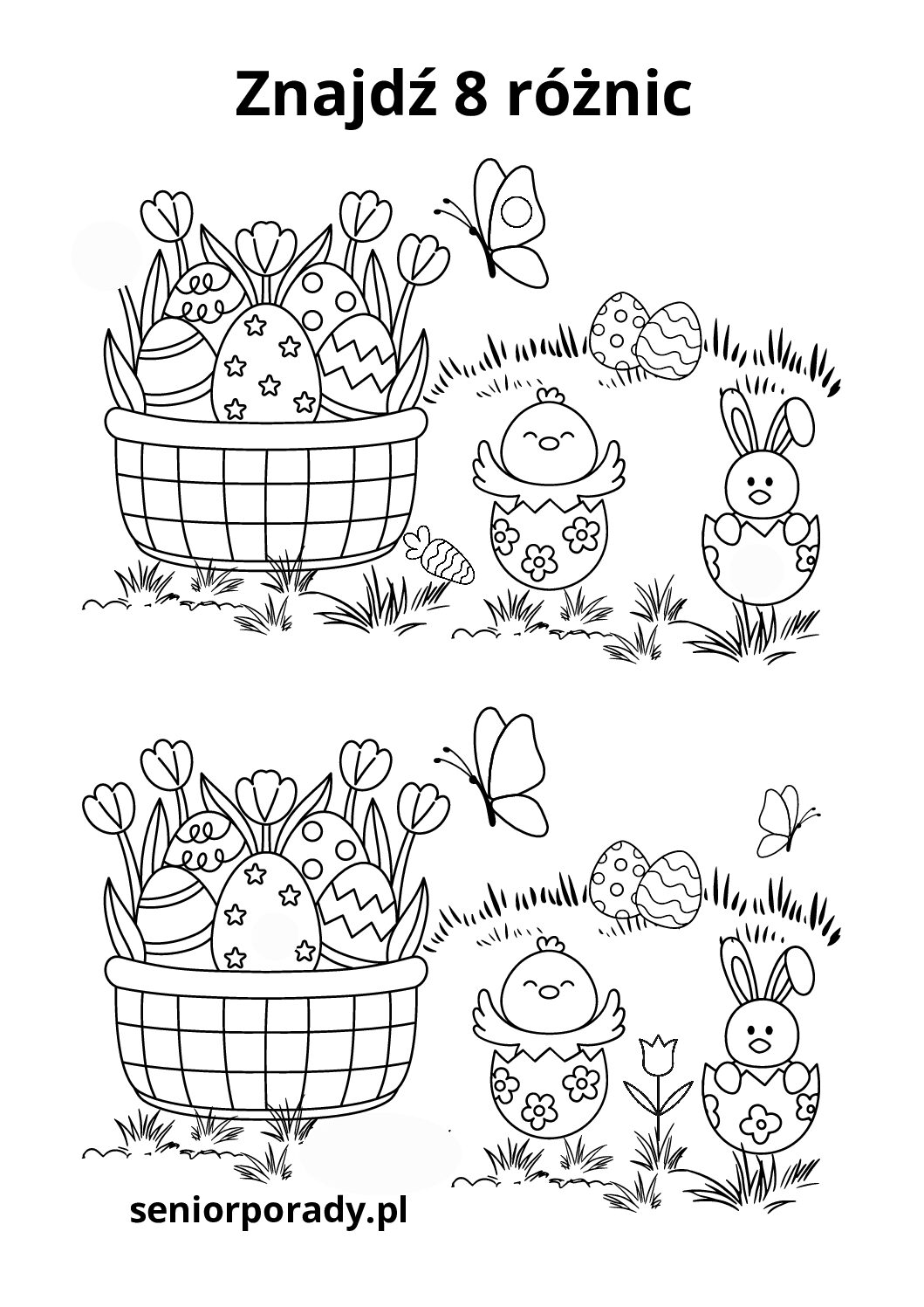 Łamigłówki – znajdź różnice